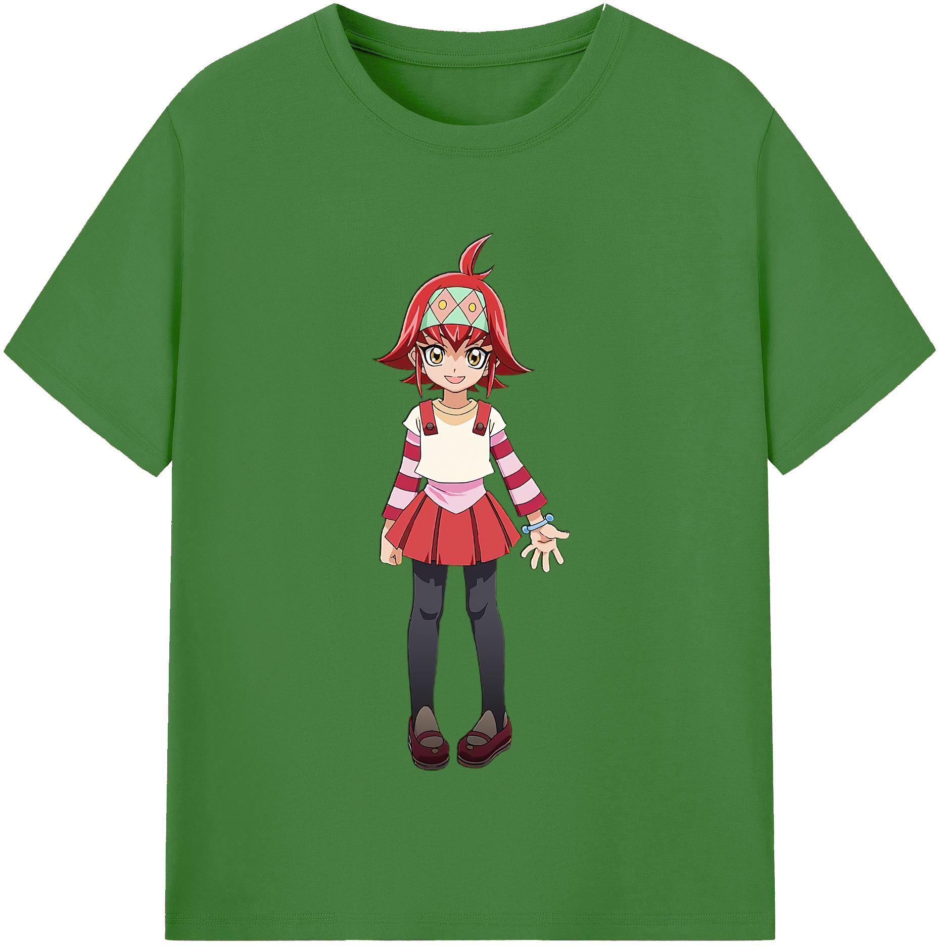 （画像用） 遊☆戯☆王 Yu-Gi-Oh! レディースカジュアルプリントTシャツ（綿100％）